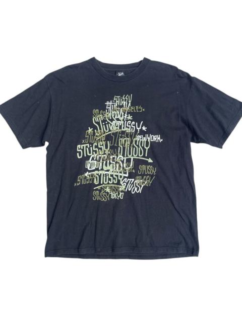 Stüssy Vintage Stussy Mexico Tag Tee – World Tour Print
