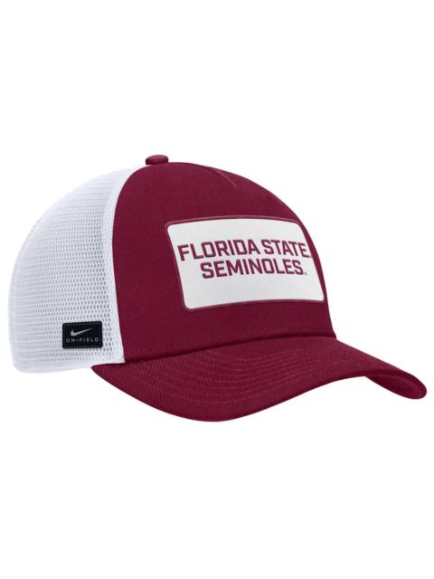 Nike Nike Adult Florida State Seminoles Team Maroon Game Day Trucker Adjustable Hat