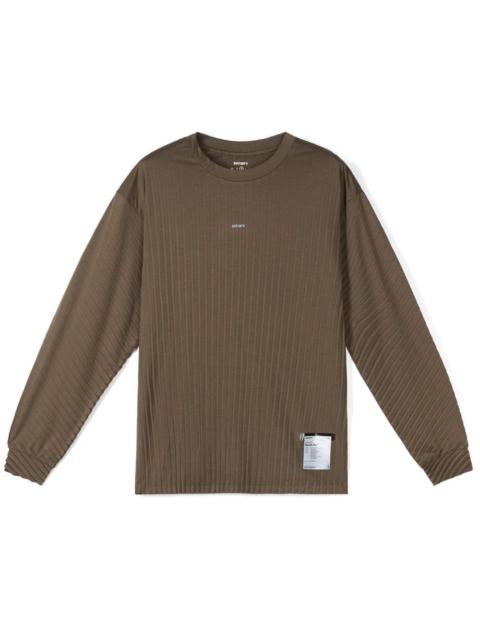 SATISFY SATISFY | Auralite™ Pleated Long Tee 'Olive'