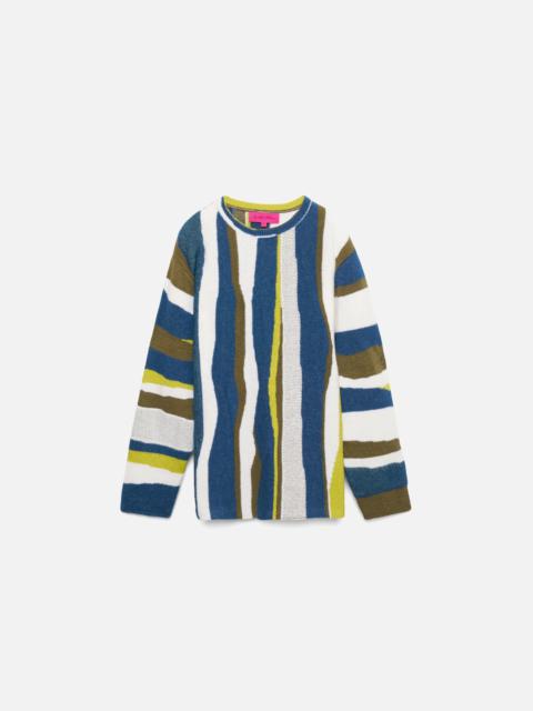 The Elder Statesman NORA SHORE STRIPE CREW