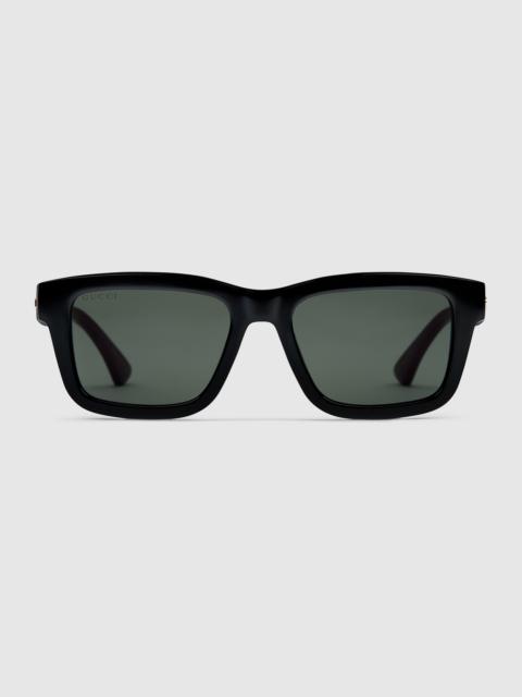 GUCCI Rectangular frame sunglasses
