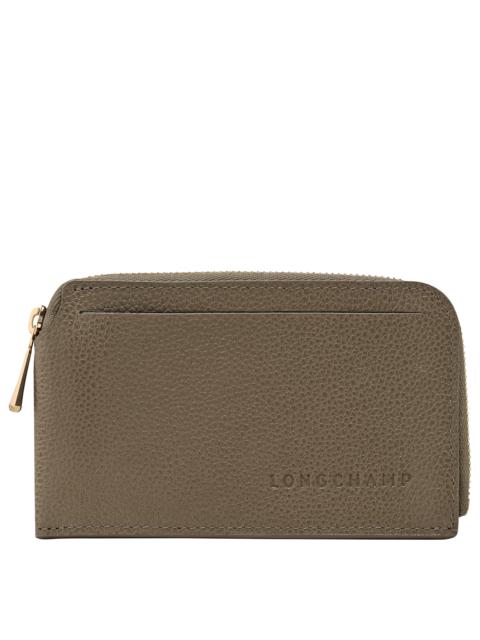 Longchamp Le Foulonné Card holder Caper - Leather