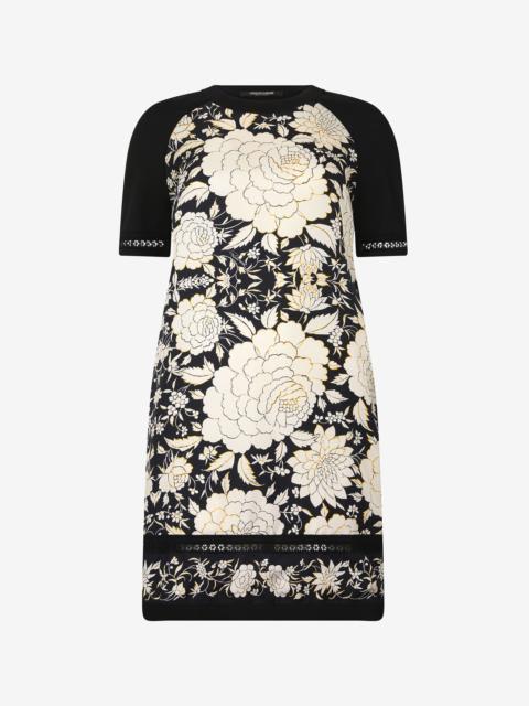 Roberto Cavalli Mini Dress With Floral Print