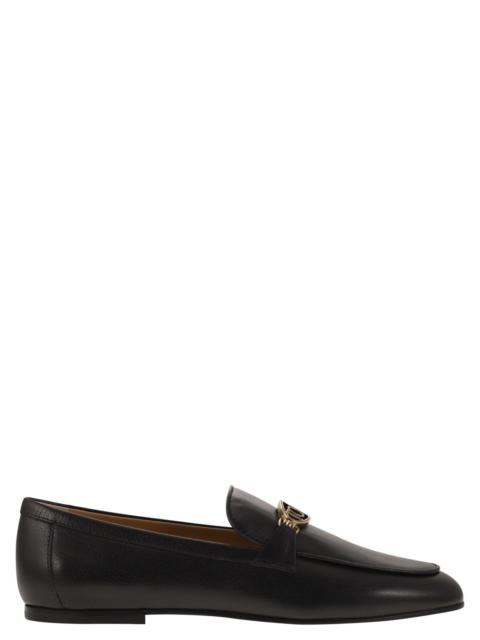 Tod's Tod's Women Leather Loafer With Accessory