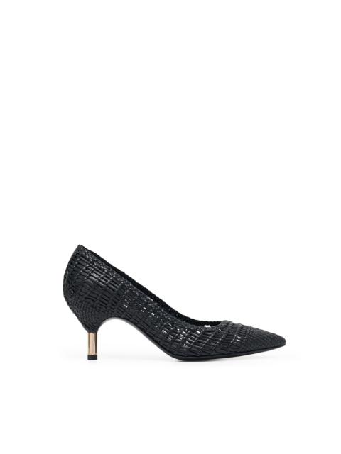 GABRIELA HEARST Andrea Braided Pump in Black Leather