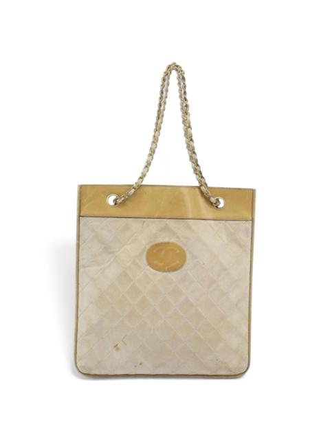 CHANEL Leather tote