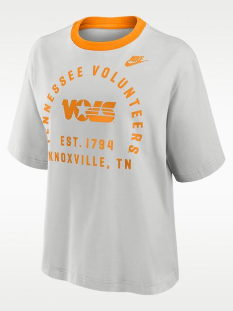 Nike Tennessee Legacy Arch Script Boxy Women's Nike College T-Shirt
