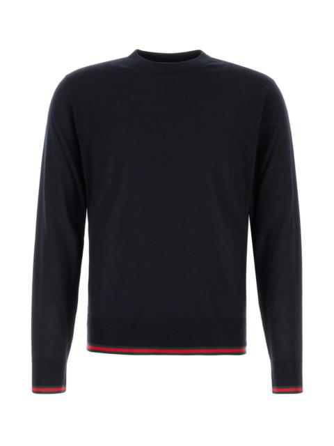 GUCCI Gucci Men Midnight Blue Wool Sweater