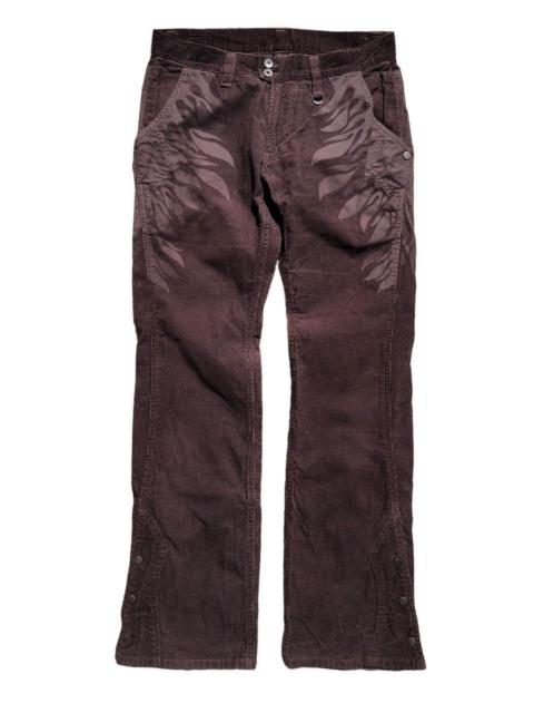 Other Designers If Six Was Nine - Nicole Club For Men tribal design flare pants