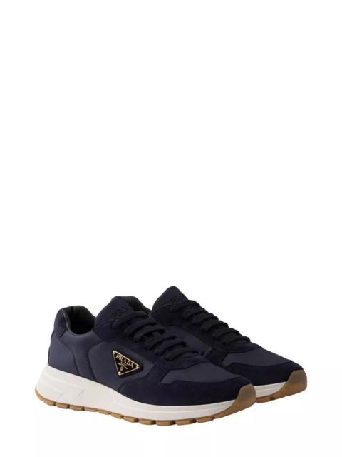 Prada Men's Prax 01 Re-Nylon and Suede Sneakers