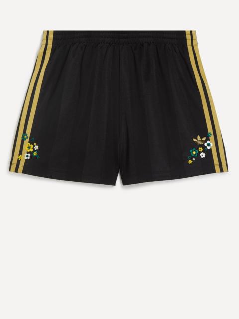 adidas x Liberty London Black Three-Stripes Firebird Shorts