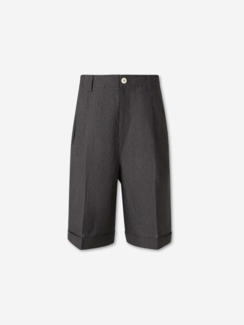 JACQUEMUS PLEATED BERMUDA SHORTS