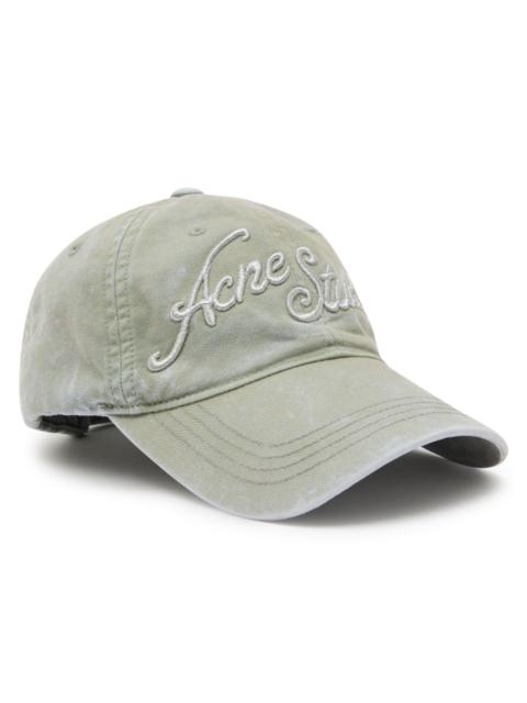 Acne Studios Acne Studios Logo-embroidered Cotton cap