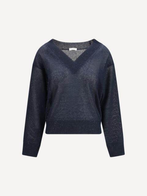 Brunello Cucinelli Sparkling linen Sweater