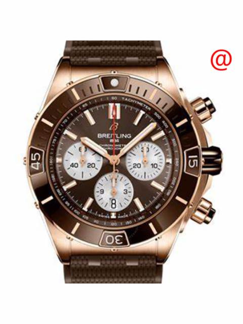 BREITLING Breitling Super Chronomat Chronograph Automatic 18kt Rose Gold Chronometer Brown Dial Men's Watch RB