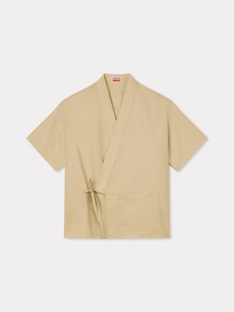 KENZO Kimono shirt in cotton ripstop