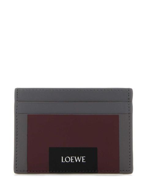 Loewe Loewe Men Multicolor Nappa Leather Loewe X Josef And Anni Albers Card Holder