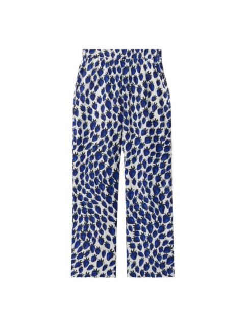 Burberry Burberry Strawberry Printed Trousers