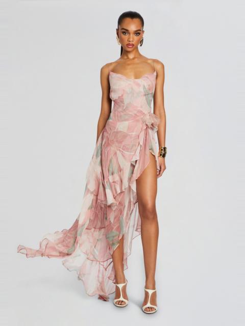 RETROFÊTE SAMARA SILK CHIFFON DRESS