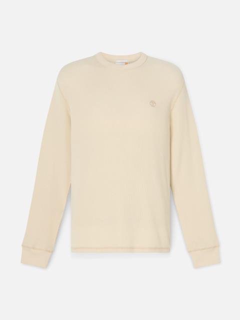 Timberland Men's Wharf River Waffle Long-Sleeve Polo Shirt