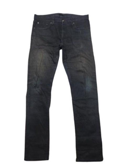 UNIQLO DISTRESSED DENIM BLACK SELVEDGE