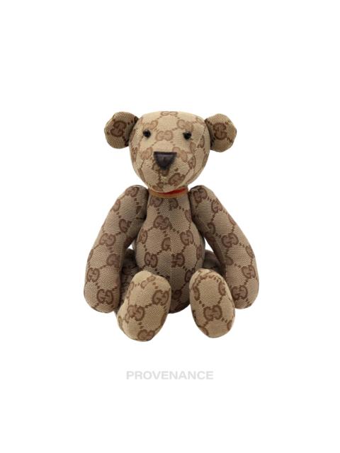 GUCCI Gucci Teddy Bear - GG Canvas Tan