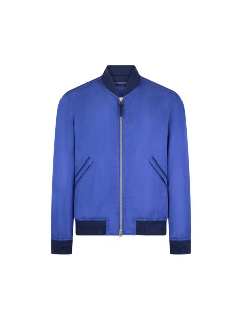 TOM FORD TECHNICAL SILK POPLIN LIGHTWEIGHT BOMBER