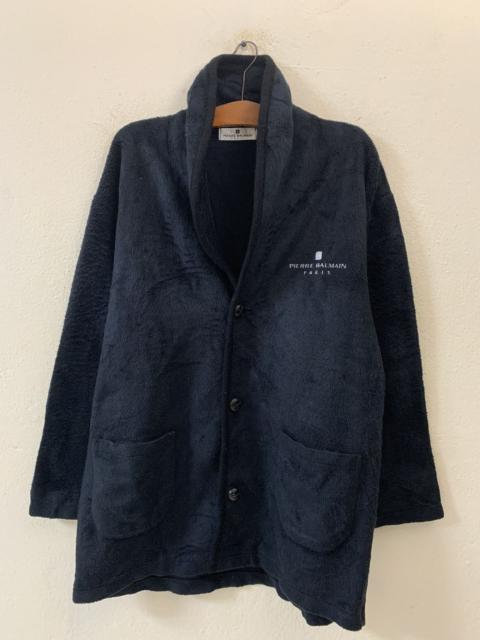 Other Designers Pierre Balmain Fleece Black Jacket