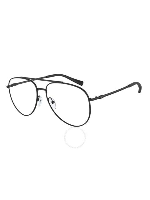 Armani Exchange - Armani Exchange Demo Pilot Men's Eyeglasses AX1055 6000 58