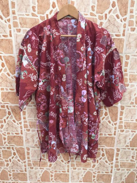 Other Designers Rare - Rare ! Nice kimono design fullprint flower