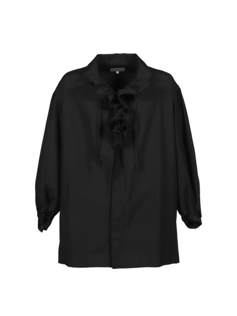 Yohji Yamamoto FRILL SHIRT / BLK