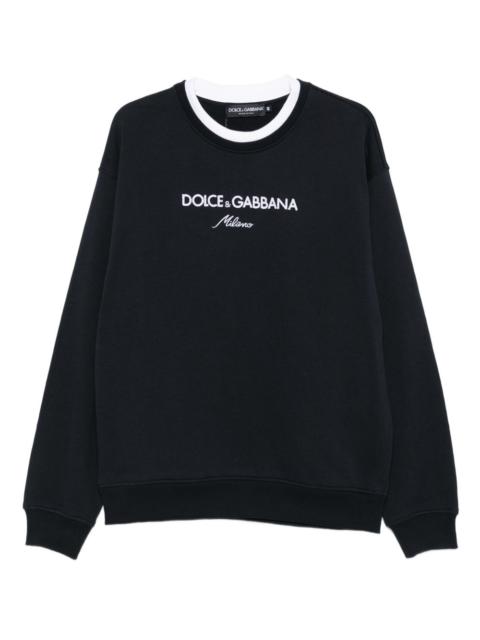 Dolce & Gabbana embroidered-logo sweatshirt