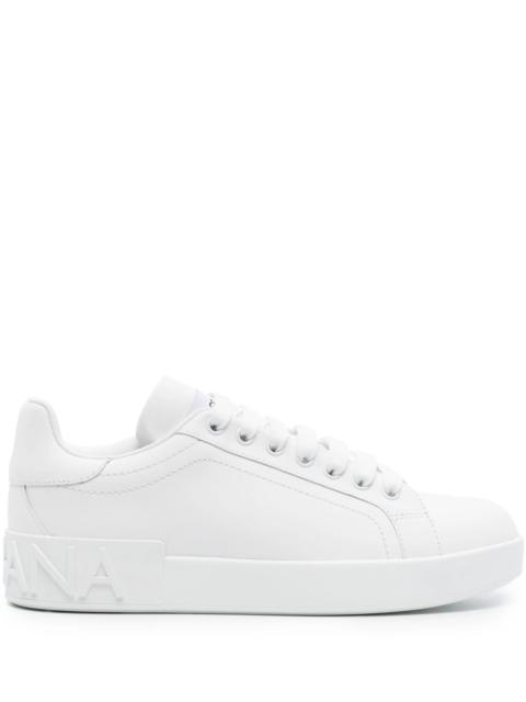 Dolce & Gabbana Portofino leather sneakers