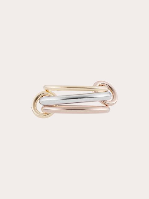 Spinelli Kilcollin Capricorn 18K Two-Tone Gold and Sterling Silver Linked Rings