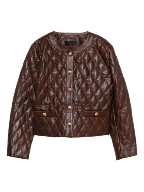 NILI LOTAN quilted leather jacket