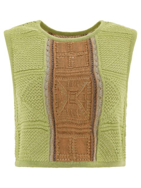 Kapital "7G Crochet Knit" Top