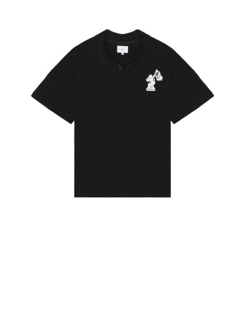 Rhude Pique Boxy Polo Shirt