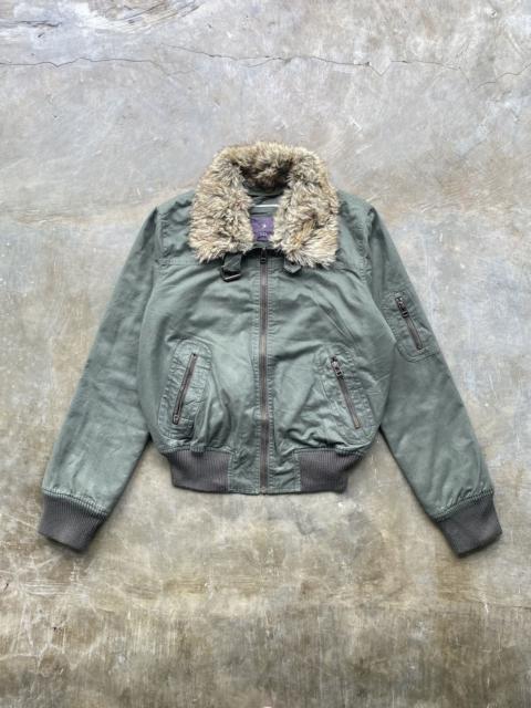Other Designers If Six Was Nine × Japanese Brand × Le Grande Bleu (L.G.B.) - XXI Bomber with Faux Fur