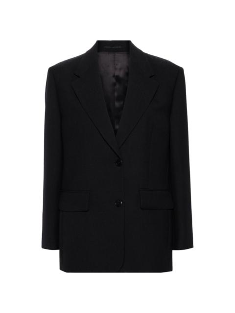 single-breasted virgin wool blazer