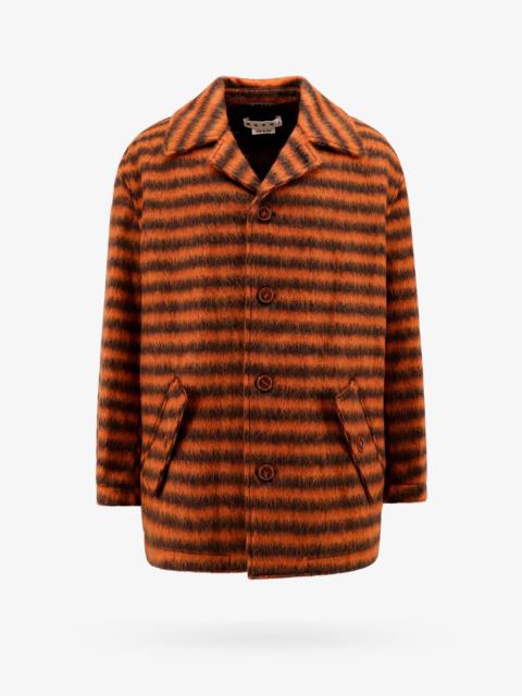 Marni Man Coat Man Orange Coats