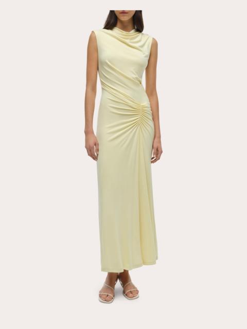 SIMKHAI Acacia Draped Jersey Maxi Dress