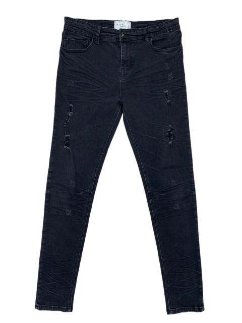 Other Designers Japanese Brand - Distressed Avid Jeans Skinny Stretch Pants