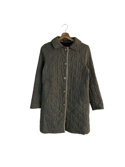 Mackintosh VINTAGE QUILTED LONG JACKET MACKINTOSH MADE IN SCOTLAND