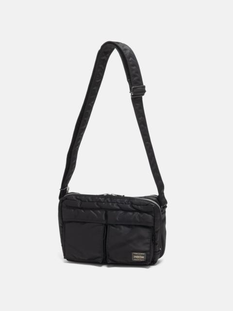 PORTER TANKER Sling Bag w/ Zip Black