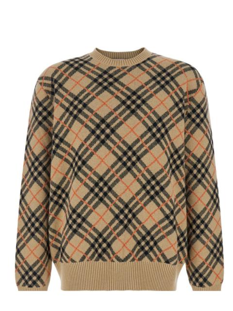 Burberry Check cashmere men’s sweater