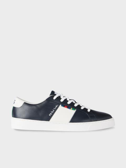 Paul Smith Navy Leather 'Beech' Trainers