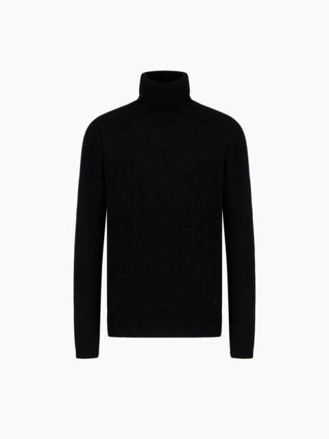 EMPORIO ARMANI Pure cashmere rollneck