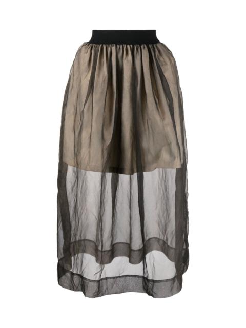 UMA WANG Silk skirt