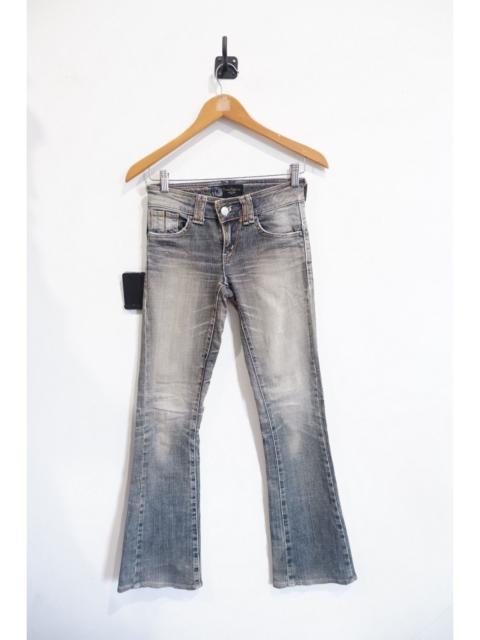 Other Designers If Six Was Nine - Vintage Y2K Vienus Flared Distressed Low Rise Jeans