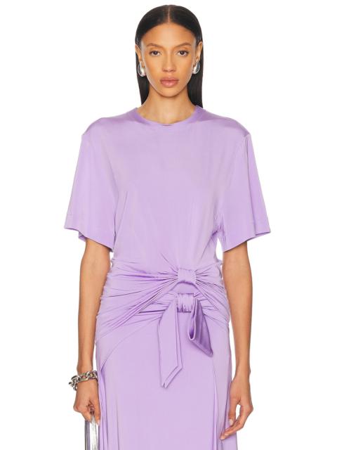 rabanne Tie Short Sleeve Top